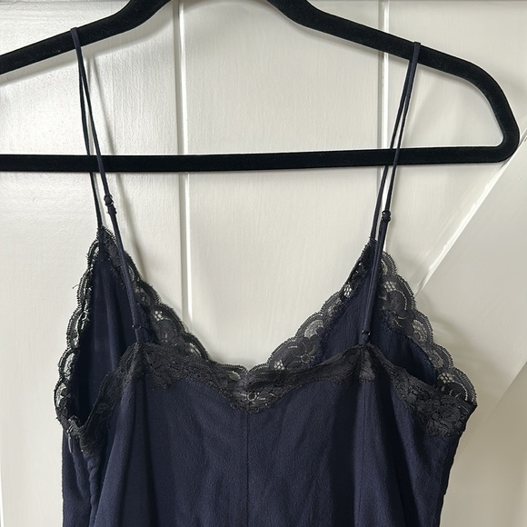 Wilfred Navy with Black Lace Slip Dress - Picture 11 of 11